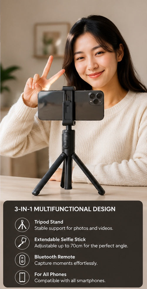 SelfieMate 3-in-1